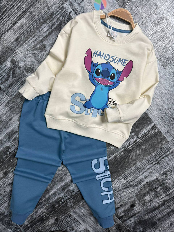 ERKEK ÇOCUK SWEAT TAKIM STICH BASKILI