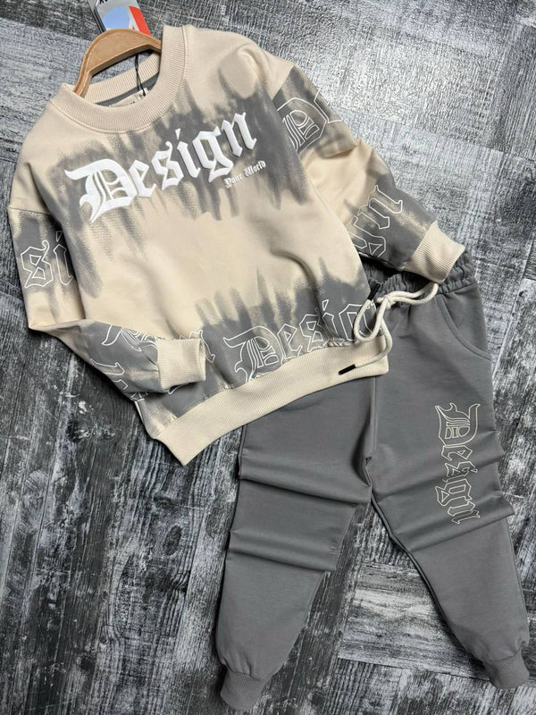 ERKEK ÇOCUK SWEAT TAKIM BATİK DETAYLI